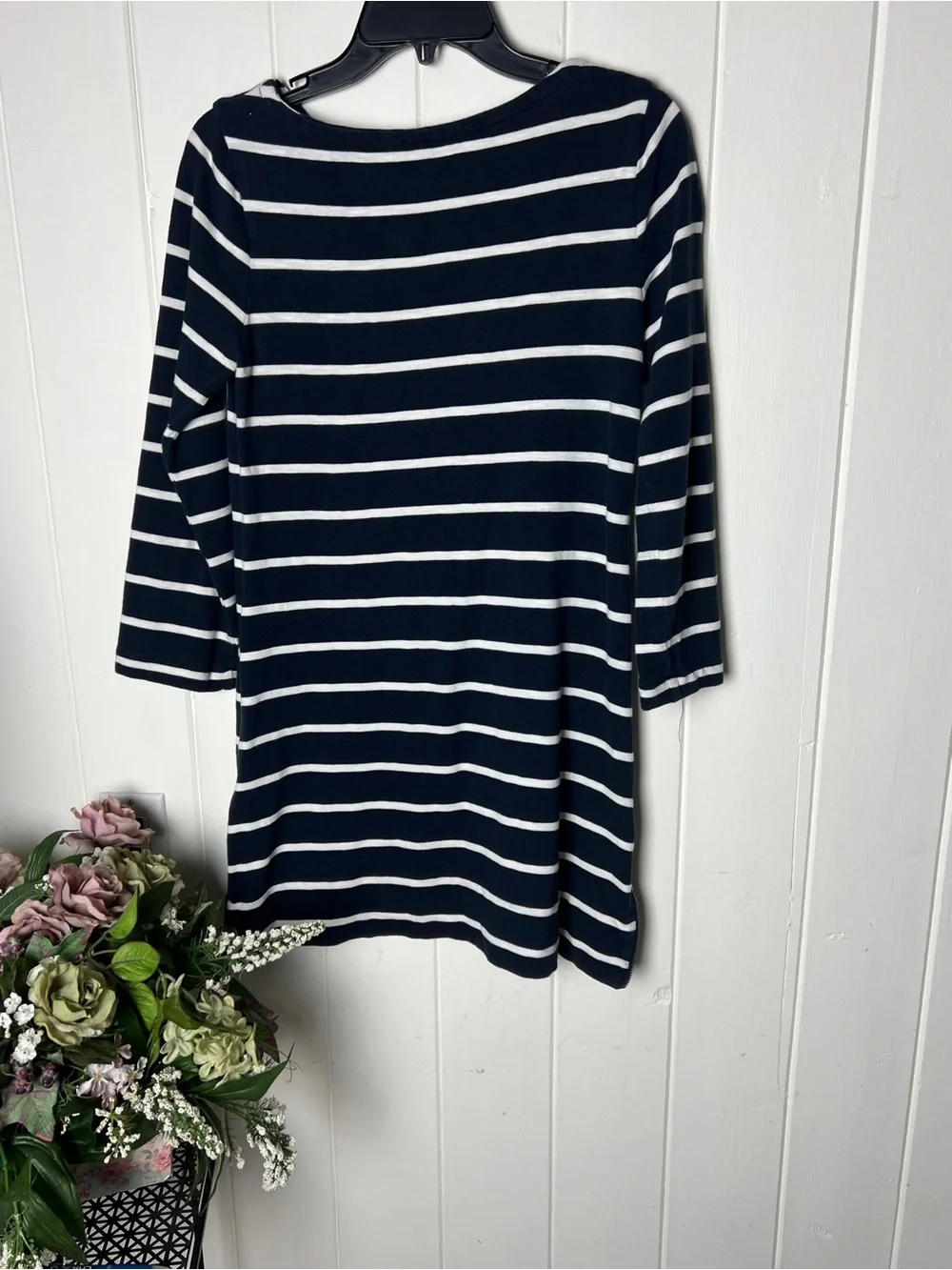 J. Crew Striped Nautical Anchor Dress